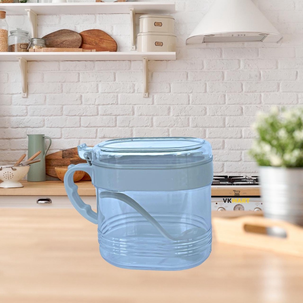 Lọ Đựng Gia Vị Có Nắp Kèm Muỗng, Hũ Đựng Gia Vị Cao Cấp , Bộ Hũ Lọ Đựng Gia Vị Hokori- Việt Nhật