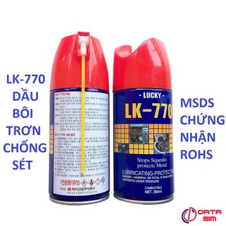 DẦU BÔI TRƠN CHỐNG SÉT LEBRICANT LK-770 cho linh kiện và thiết bị