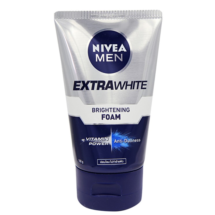 🌸🌸Sữa rửa mặt sáng mịn da cho nam Nivea Men Extra White (100g)