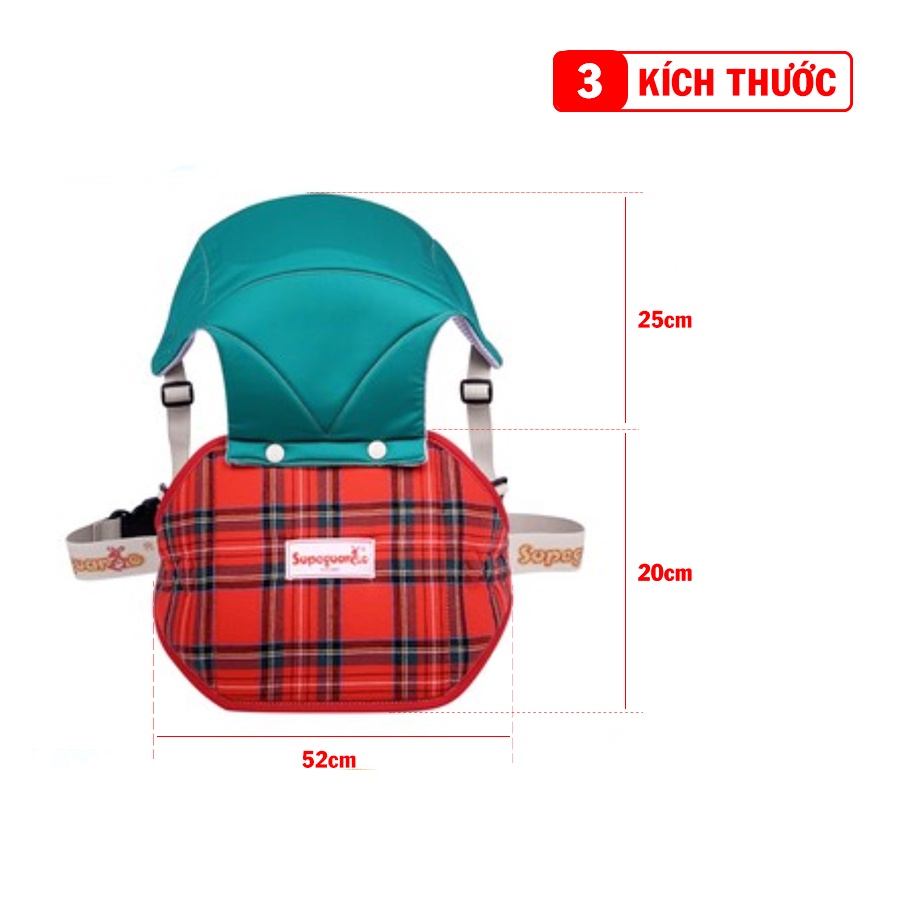[ĐƯỢC CHỌN MẪU] Đai Xe Máy Cho Bé Có Đỡ Cổ Supeguardo-Đai an Toàn Từ 1-5 Tuổi