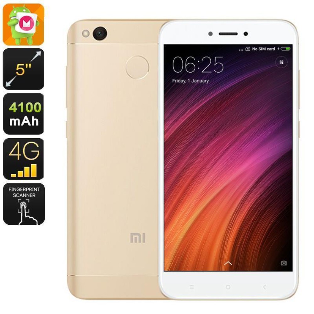 [ELMTG giảm đến 300k] Điện thoại Xiaomi Redmi 4X 16GB Ram 2GB 2017 - bao test 1 tuần