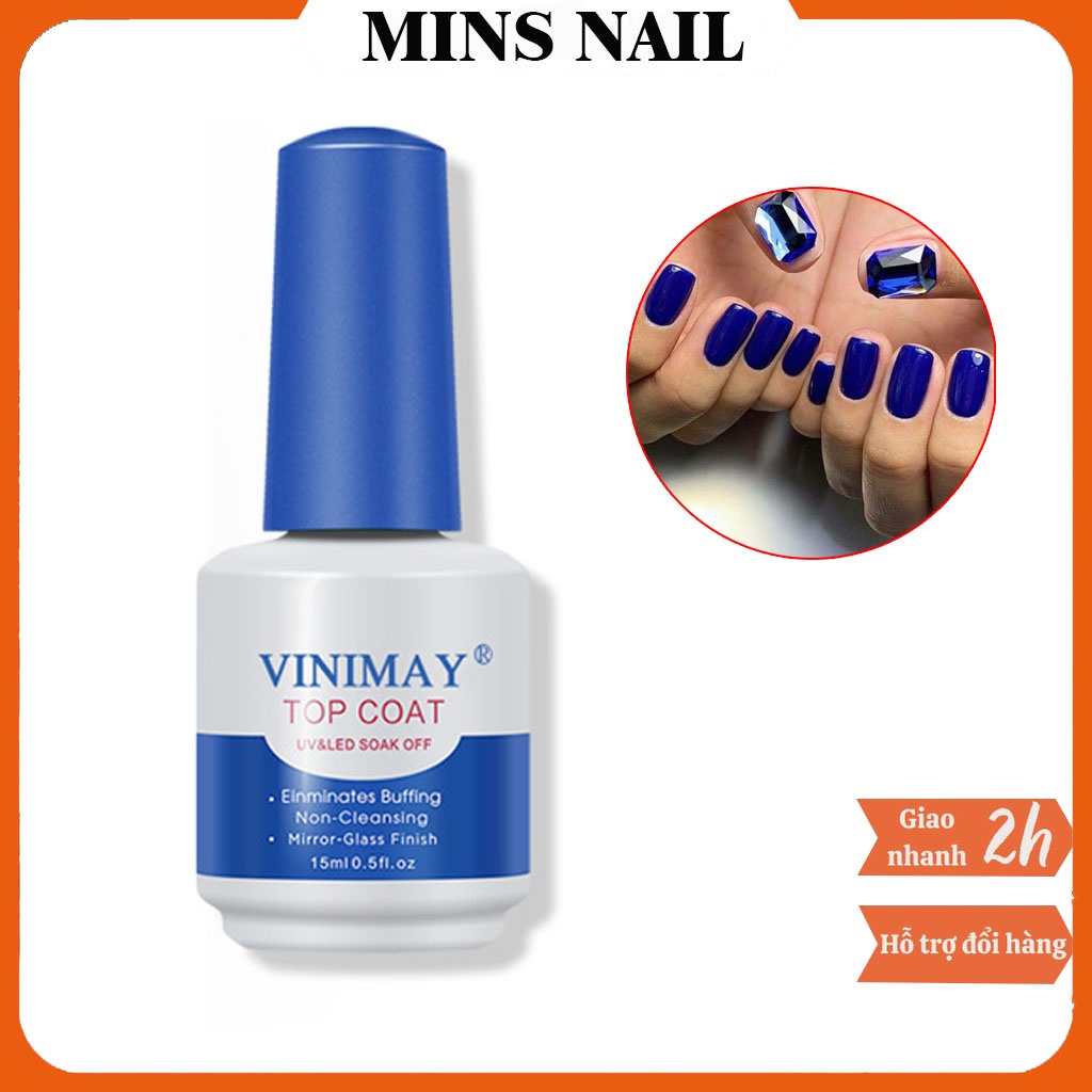 Top Coat Vinimay, top phủ bóng Vinimay chuyên dụng cho ngành nail