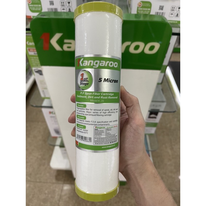 Bộ lõi lọc nước 123 Kangaroo chính hãng