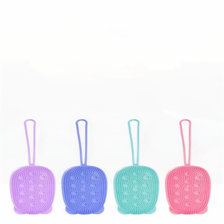 Bông tắm massage, Bông tắm silicon mát xa tạo bọt có dây treo - Max Siêu thị tiện ích