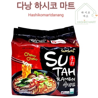 Lốc 5 gói mì Sutah bò cay Samyang 120g