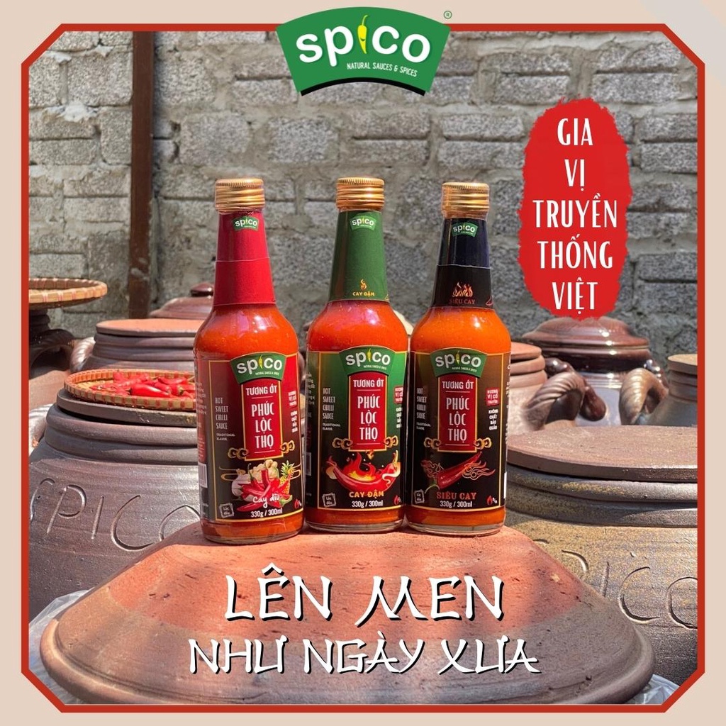 Tương ớt Phúc Lộc Thọ SPICO 330g lên men ngọt dịu