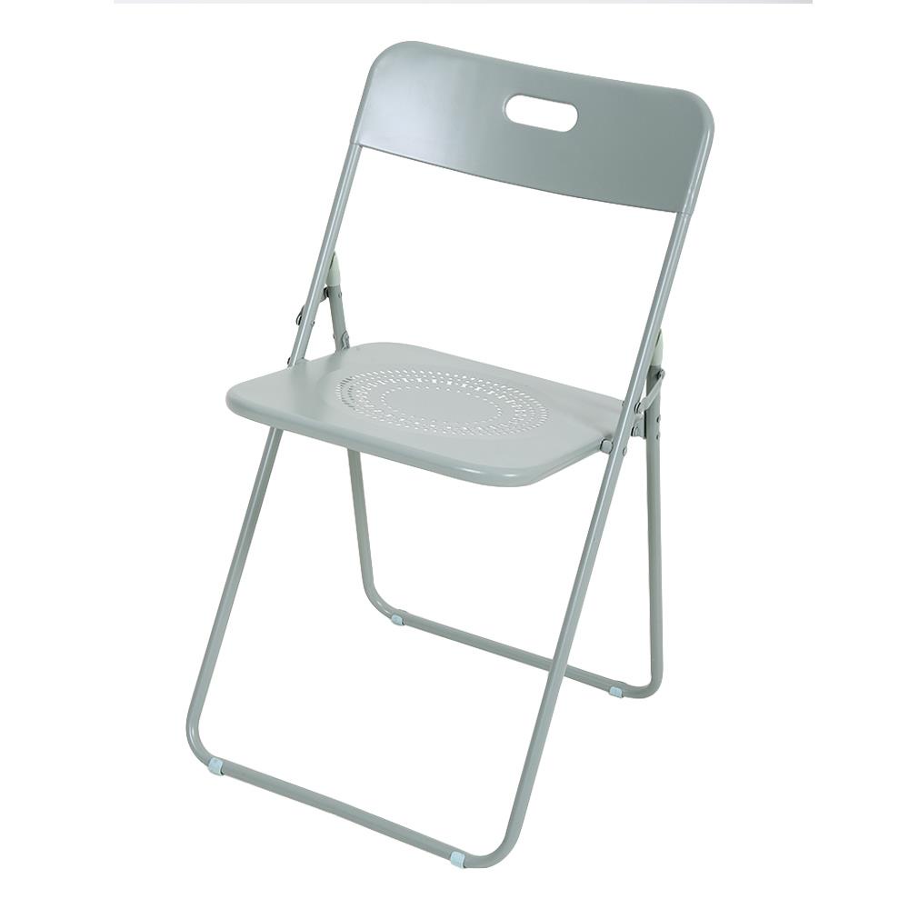 HomeBase FURDINI Bộ bàn 2 ghế bằng thép có thể gấp gọn W60xH73xD60cm màu xanh lá