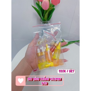SET KÍCH TRẮNG MẠNH VITAMIN X10