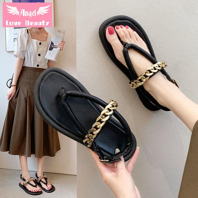Angel~[hàng Có Sẵn] Giày Sandal Đế Mềm Phong Cách La Mã Thời Trang Mùa Hè Dành Cho Học Sinh Nữ 2022