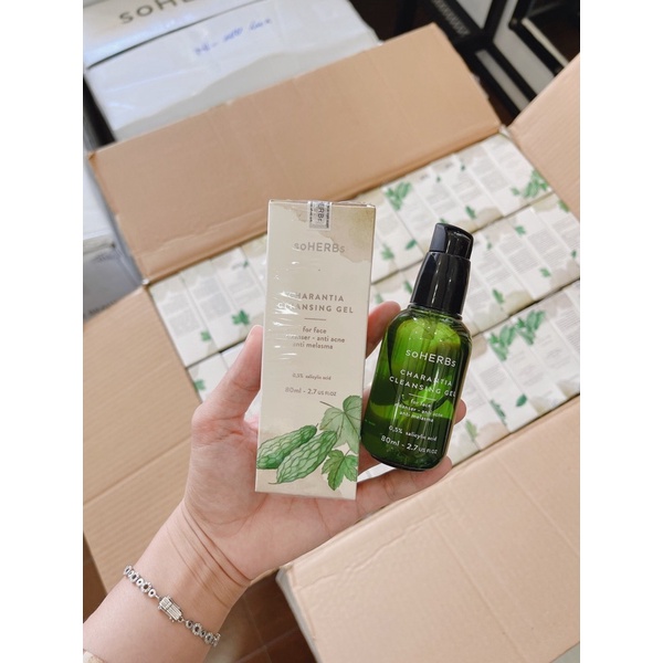 GEL RỬA MẶT KHỔ QUA SOHERBS CHÍNH HÃNG 80GR