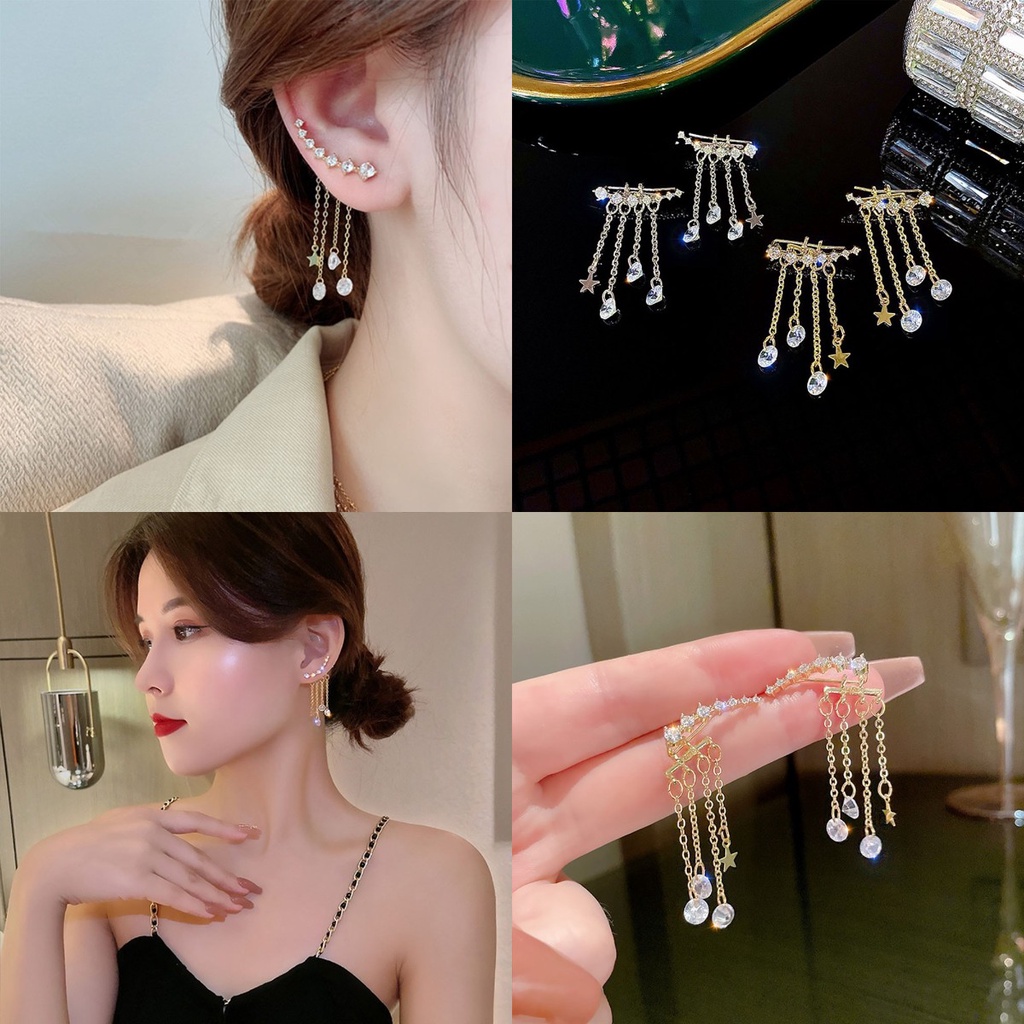 Đôi Khuyên Tai Tua Rua Thời Trang Cho Nữ