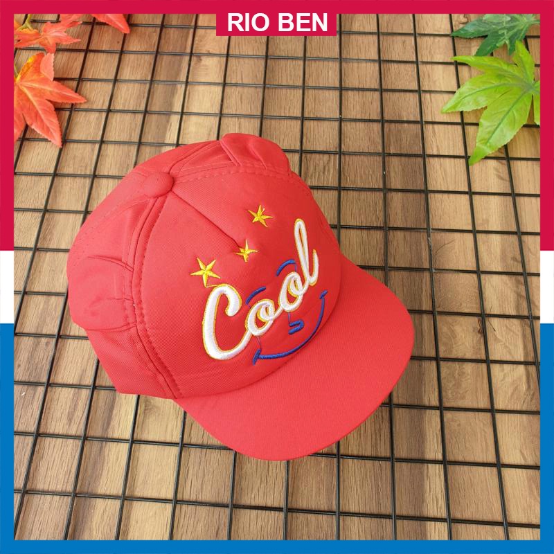 Nón bé nhỏ thêu chữ Cool thời trang, bé nhỏ dưới 2 tuổi RBN086