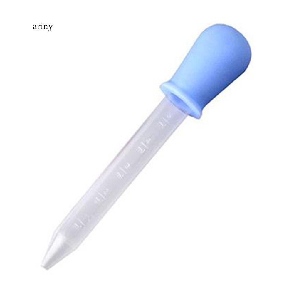 ★5ml Infant Baby Medicine Liquid Feeding Graduated Pipette Dropper Home Supply