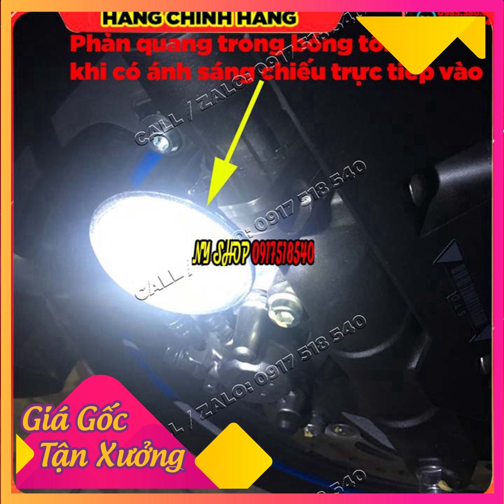 🥇 BỘ 4 MẮT MÈO PHẢN QUANG ZHIPAT TRƯỚC SAU ( TÙY CHỌN MÀU MẮT VÀ MÀU MẮT ) GẮN HONDA, YAMAHA 🥇 (Ảnh Sp thật)