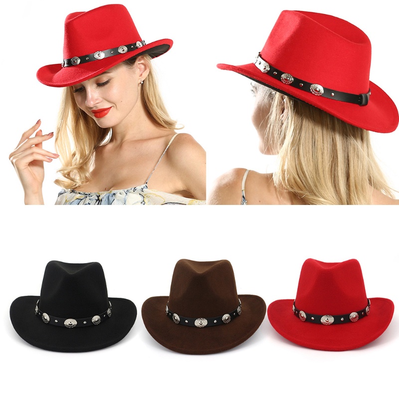 Mũ Cao Bồi Chống Nắng Phong Cách Phương Tây