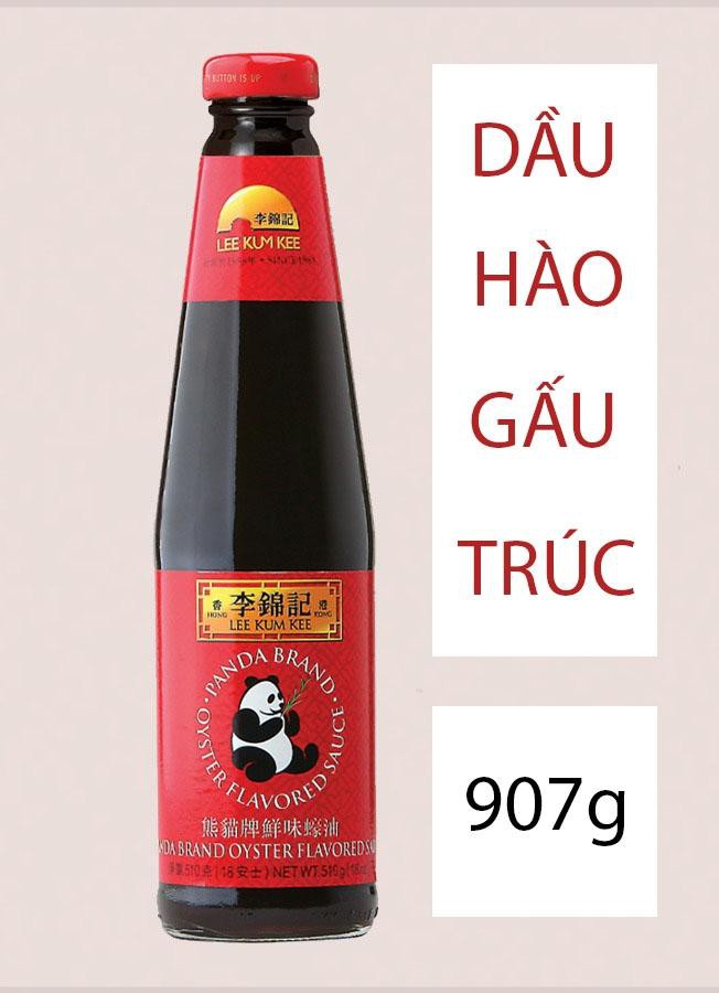 DẦU HÀO GẤU TRÚC 907G LEE KUM KEE - PANDA BRAND OYSTER SAUCE HONGKONG