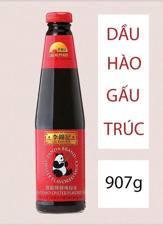 DẦU HÀO GẤU TRÚC 907G LEE KUM KEE - PANDA BRAND OYSTER SAUCE HONGKONG