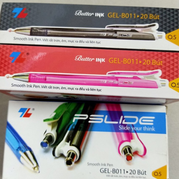 combo 20 cây bút gel B-011 ngòi 0.5mm