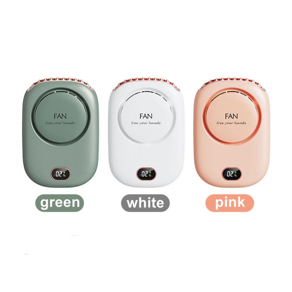 MYRONGVN Quạt Mini Đeo Cổ Không Cánh Sạc USB Tiện Dụng