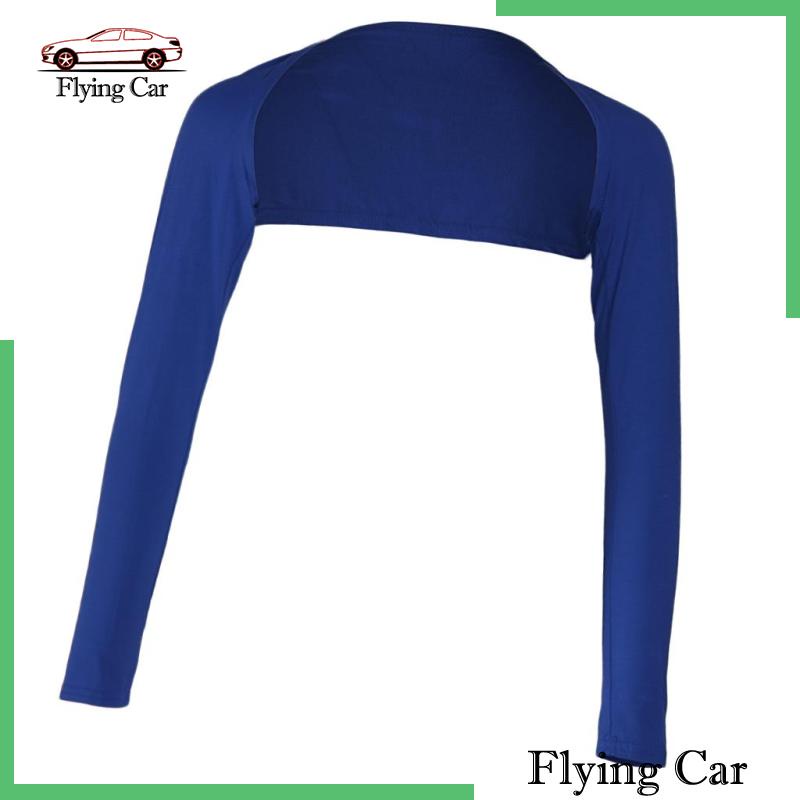 [Lzdjfmy2] Khăn Trùm Đầu Tay Dài Hở Vai Màu Trắng Trơn Co Giãn Phong Cách Ramadan