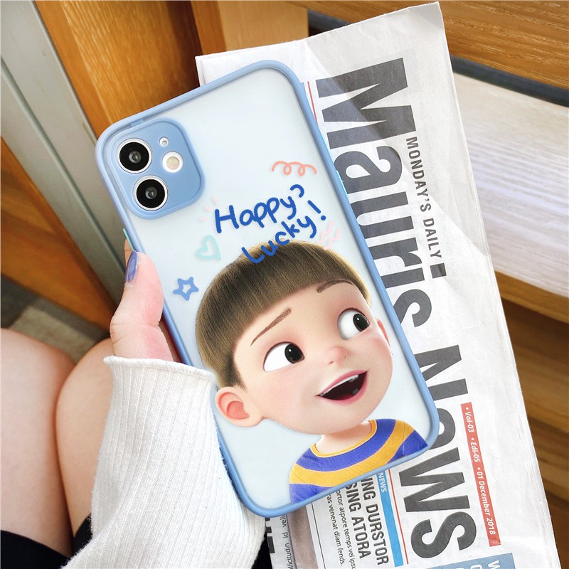 Ốp lưng iphone Couple Doll nhám viền nổi cong 5/5s/6/6plus/6s/6splus/7/7plus/8/8plus/x/xr/xs/11/12/pro/max/plus/promax | BigBuy360 - bigbuy360.vn