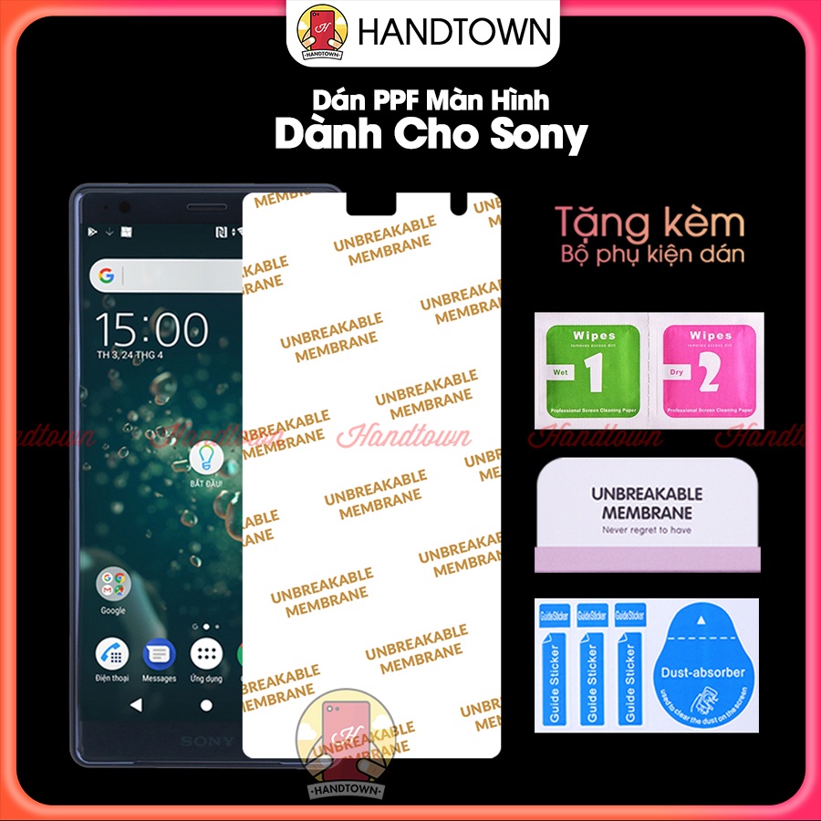 Miếng Dán Màn Hình PPF Sony Xperia XZ1 XZ2 XZ3 XZ 1 XZ 2 XZ 3 Kính Cường Lực Dẻo Trong Suốt Chống Va Đập Chống Trầy Xước