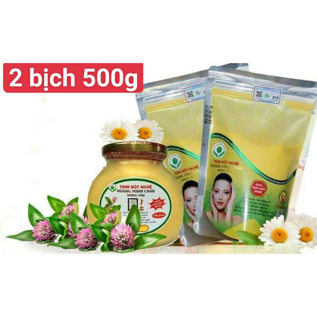 TINH BỘT NGHỆ HOÀNG MINH CHÂU HƯNG YÊN 1kg