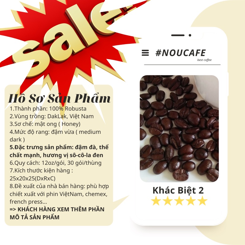 Cafe phin, cà phê nguyên chất KHÁC BIỆT 2 , dòng sản phẩm cà phê rang xay hương vị bức phá đóng gói 1kg/gói