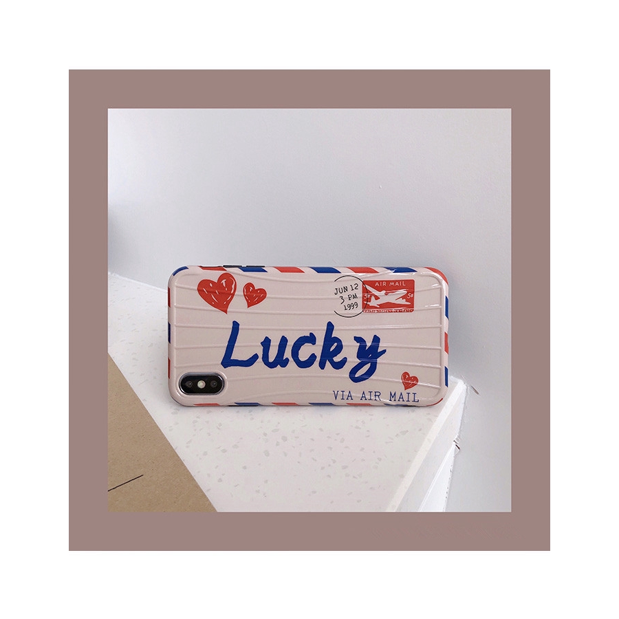 Ốp Điện Thoại In Chữ Lucky Xinh Xắn Cho Iphone Xs Max / Xr | BigBuy360 - bigbuy360.vn