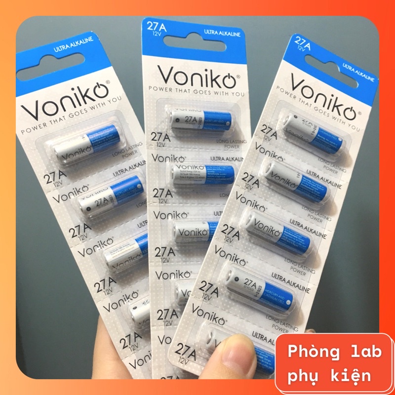Pin 27A 12V VONIKO Ultra Alkaline 27A cao cấp