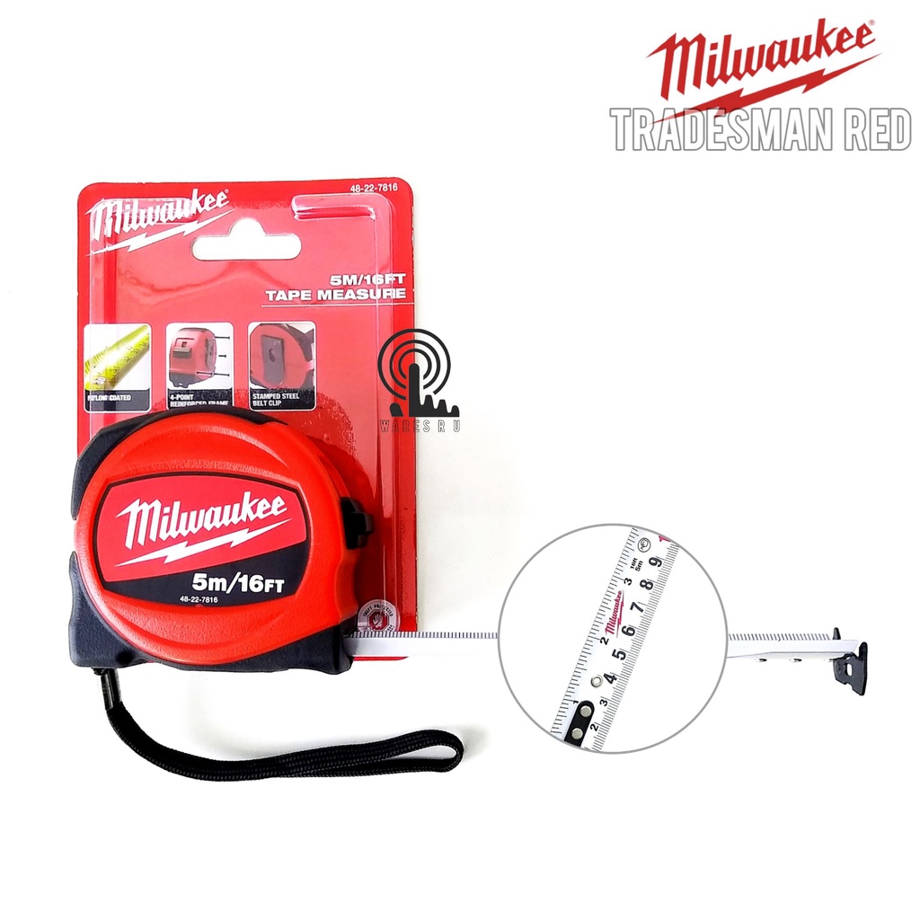 Thước cuộn Milwaukee 5m  nhập khẩu Thái Lan