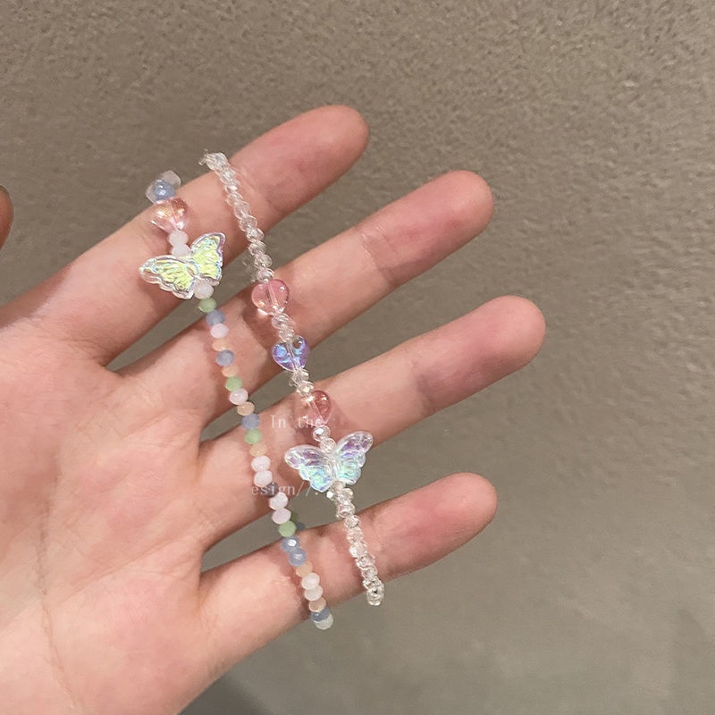 Vòng Tay Hình Bướm Nhiều Màu Sắc Thiết Kế Tinh Tế