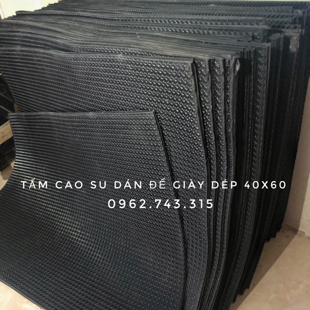 Tấm cao su dán đế giày