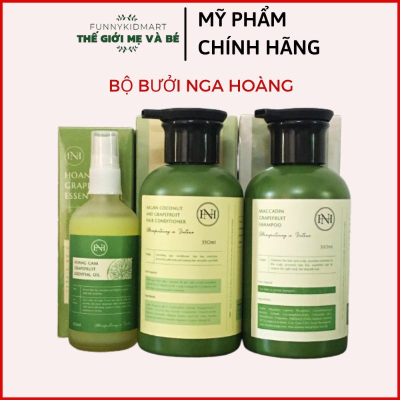 DẦU GỘI BƯỞI NGA HOÀNG +TINH DẦU BƯỞI NGA HOÀNG + GEL Ủ BƯỞI NGA HOÀNG - Giảm Rụng tóc hiệu quả, kích mọc tóc, dưỡng tóc