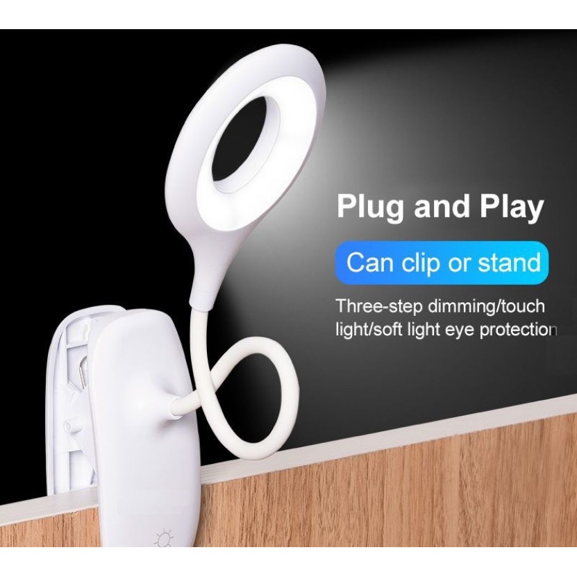 Đèn Led Đèn Học,Để Bàn Chống Cận Sạc Tích Điện Cảm Ứng 3 Chế Độ Sáng Thông Minh
