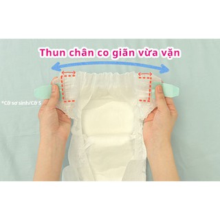 [MẪU MỚI] Bỉm dán/ Tã dán Moony S70+14