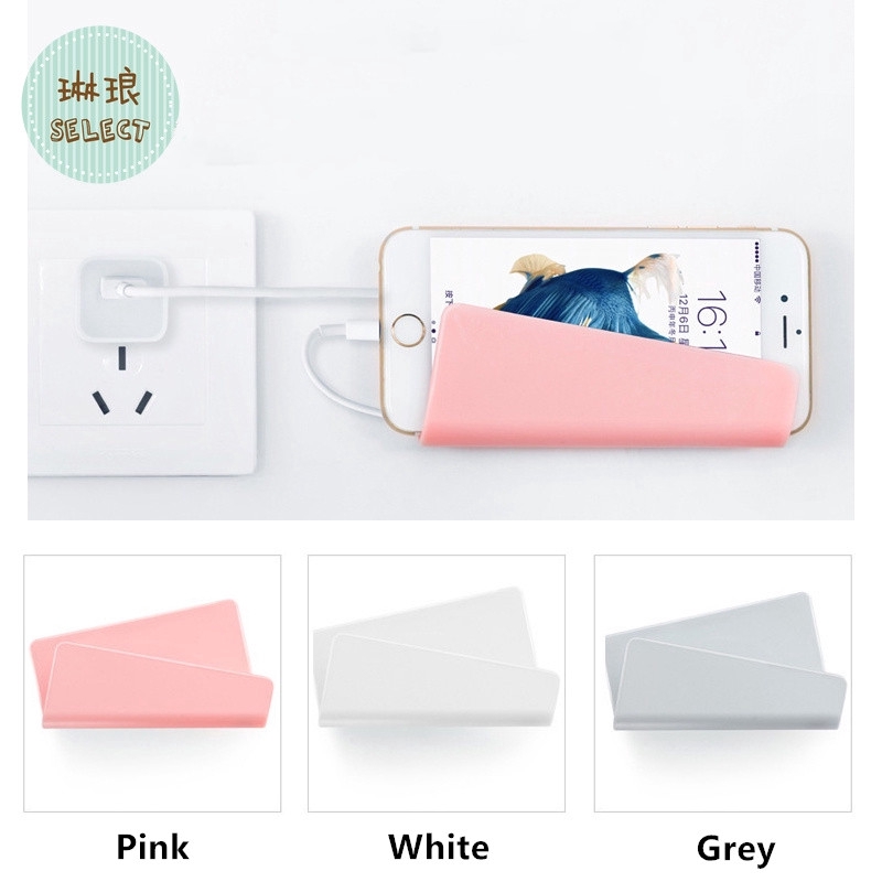 Giá Đỡ Điện Thoại Gắn Tường Tiện Lợi Cho Iphone Samsung