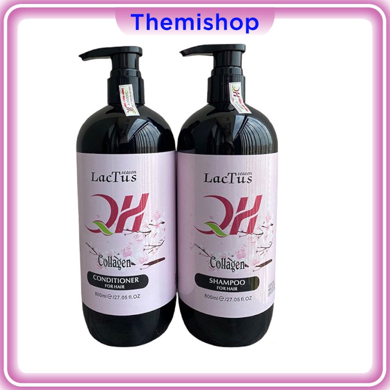 Dầu gội đầu ngăn rụng tóc QH Lactus season dầu gội da dầu, ngăn gàu