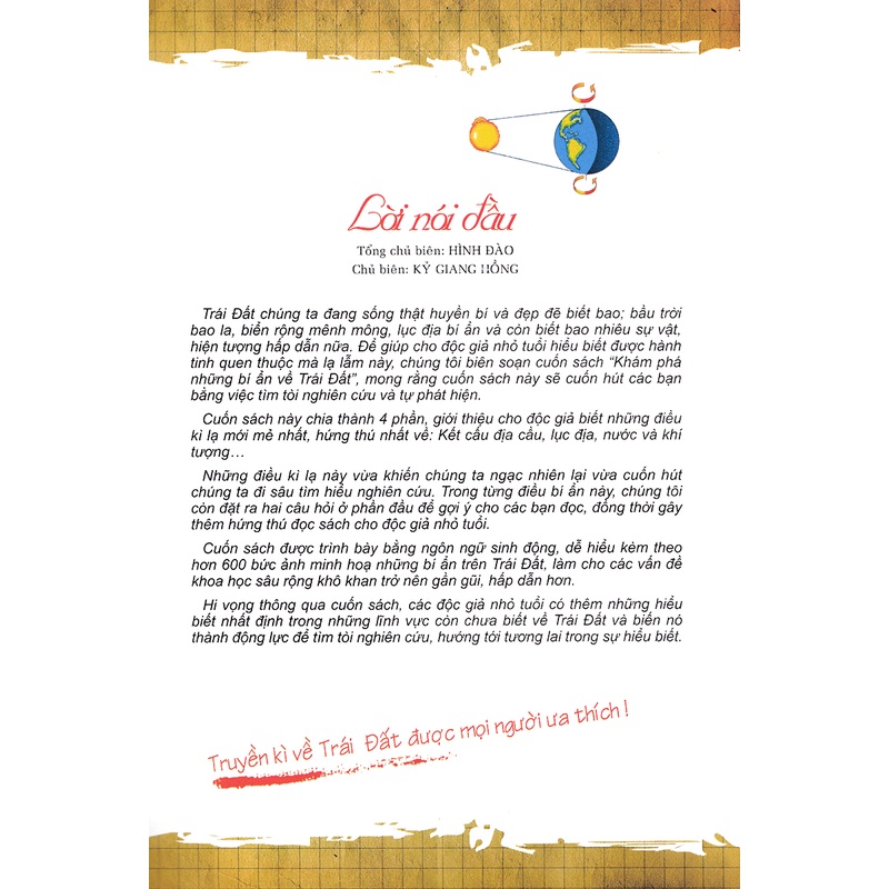 Sách - Khám phá bí ẩn về Trái Đất + tặng bút