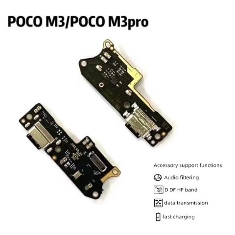 Bảng Mạch Cổng Sạc Cho Điện Thoại Xiaomi POCO F1 F2 F3 X2 X3 Pro NFC Mi 6X A2 M2 M3