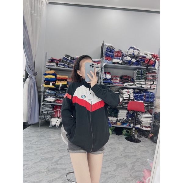 Áo khoác BMW unisex fullsize nam nữ