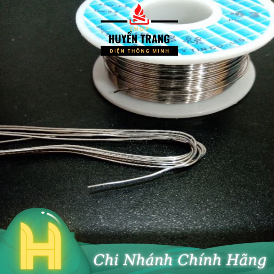 Thiếc Hàn SN63 0.8MM Đóng Gói Lẻ 1 métThiếc SN63 sợi 0.8mm chuyên dụng cho mạch điện