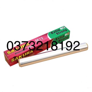Giấy nướng nhôm bạc sakura sk12 30x7.62cm
