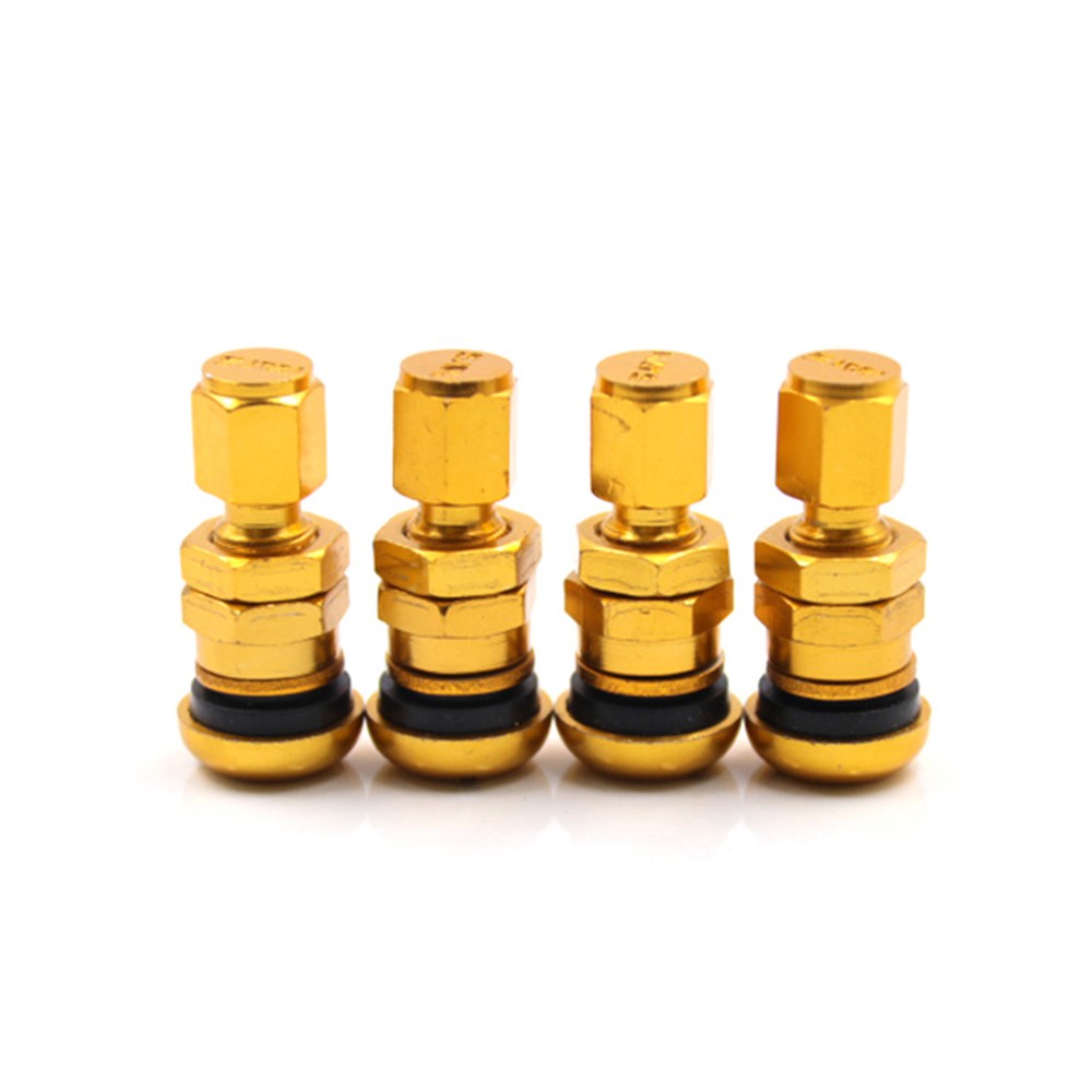 Set 4 Nắp Van Lốp Xe Ô Tô Bằng Nhôm