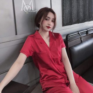 Satin trơn cỗ vest sieu sang