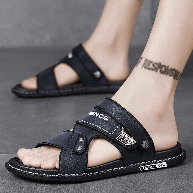 Dép Sandal Đế Mềm Chống Trượt Không Thấm Nước Thời Trang Mùa Hè 2022 Cho Nam