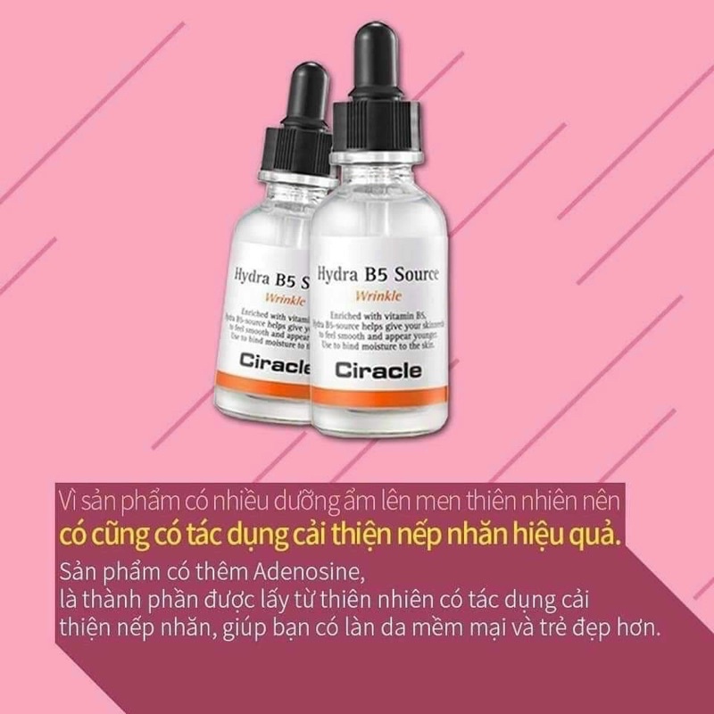 Tinh chất Phục Hồi Cấp Ẩm Ciracle Hydra B5 Source