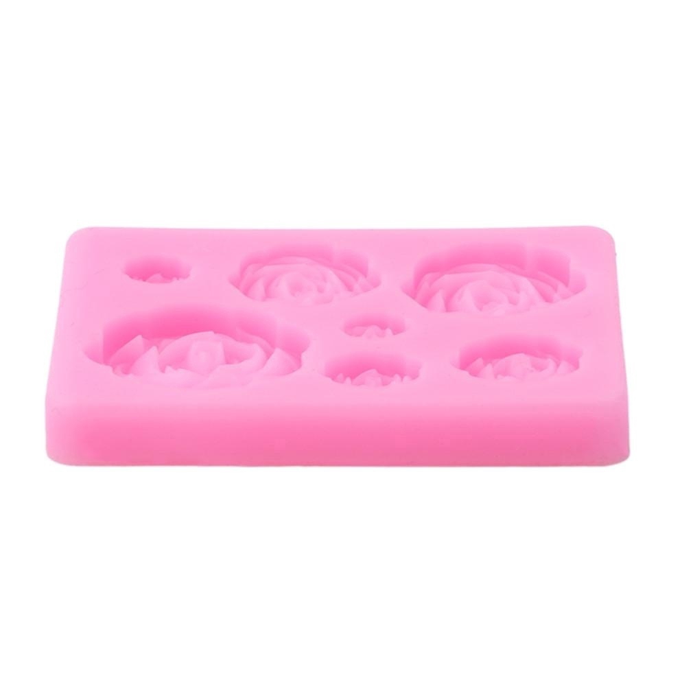 Khuôn Silicon Làm Bánh Tạo Hình Hoa 3d