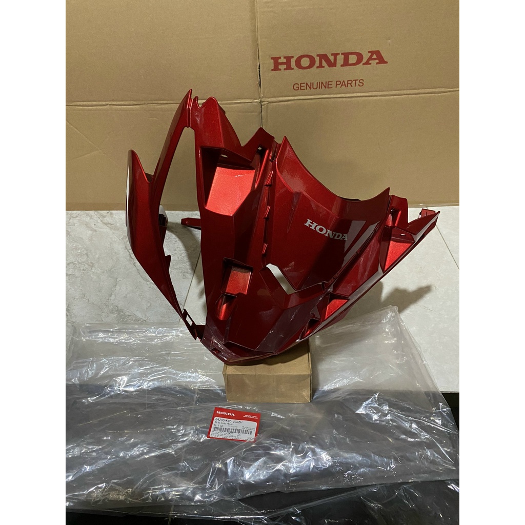Bộ ốp trước - quây nạ trước HONDA WAVE RSX110 năm 2021 màu Đỏ.