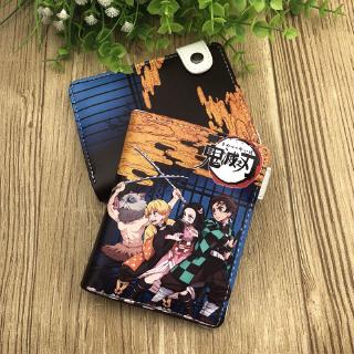 Ví Da Ngắn In Họa Tiết Anime Xinh Xắn